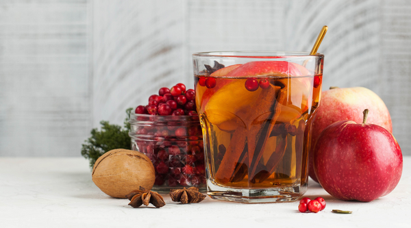 Cinnamon Cranberry Apple Infused Water